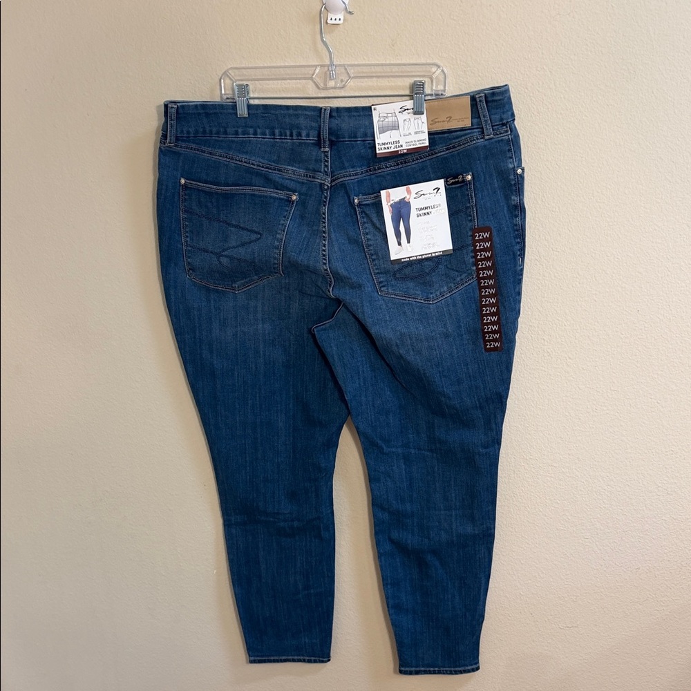 NWT Size 22W, Seven 7 Tummyless Skinny Jean - Picture 4 of 11